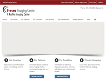 Tablet Screenshot of fresnoimagingcenter.com